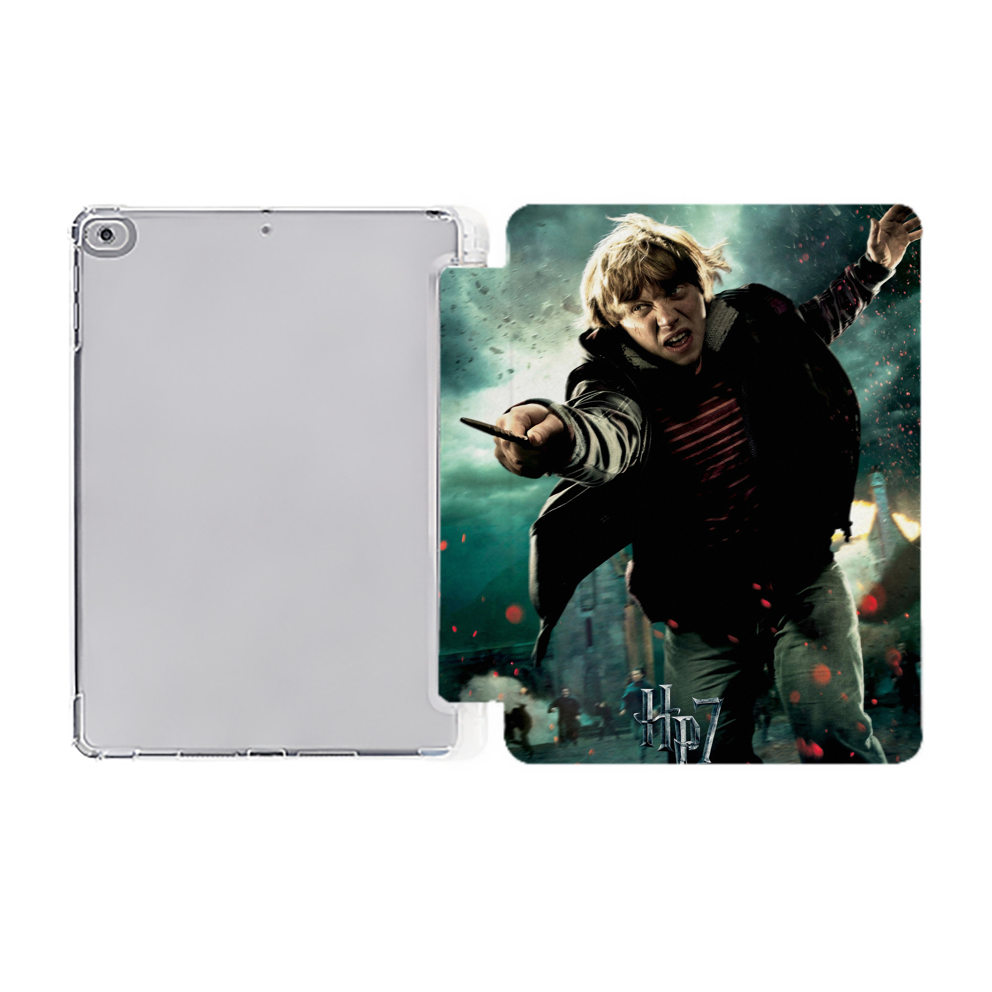 （画像用） Harry Potter ハリー・ポッターシリーズ IPad ケース ペン収納付き 三つ折りスタンド PUレザー×シリコン 対応機種9.5/10.5/10.9インチ